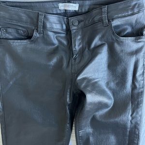Zara coated jeans